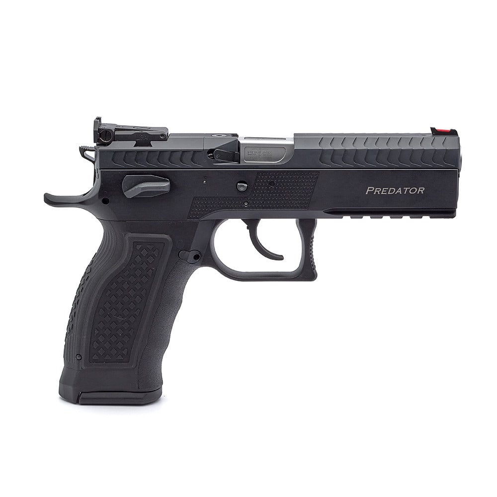 Phoenix Predator, Alu / Polymer, Black, DA/SA, Front Sight Fiber red, OR LPA, 9 x 19mm