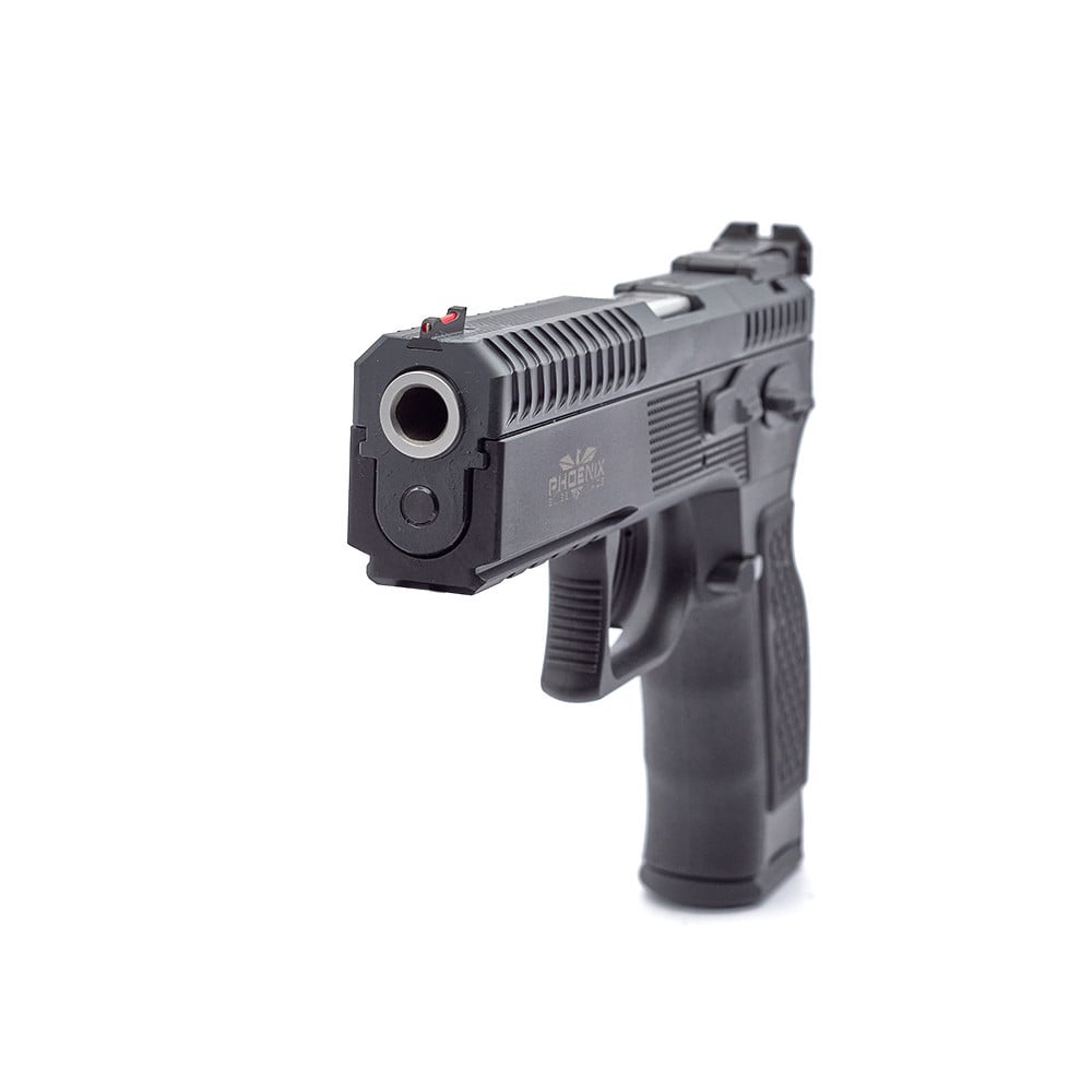 Phoenix Predator, Alu / Polymer, Black, DA/SA, Front Sight Fiber red, OR LPA, 9 x 19mm