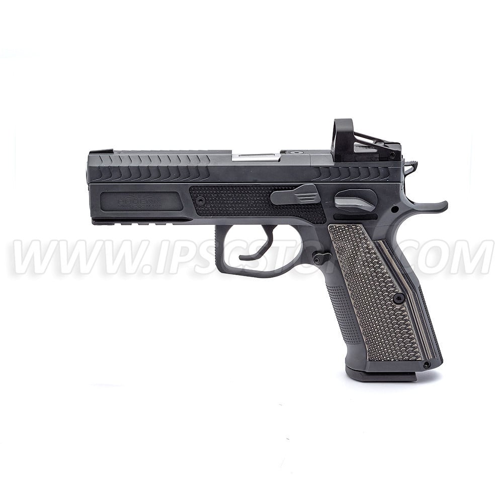 Phoenix Redback Gen 2 Optic, Steel / Steel, Black, DA/SA, Target Front Sight black, Shield RMS, 9 x 19mm