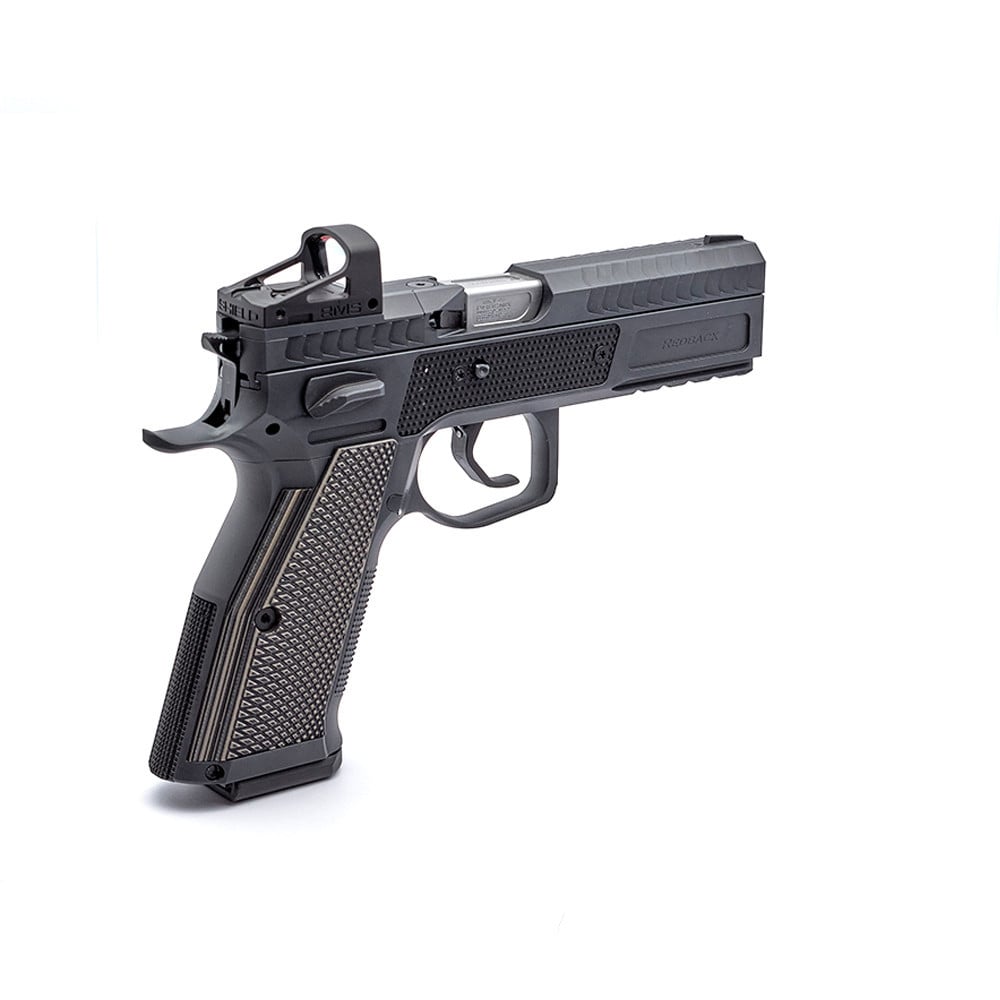 Phoenix Redback Gen 2 Optic, Steel / Steel, Black, DA/SA, Target Front Sight black, Shield RMS, 9 x 19mm