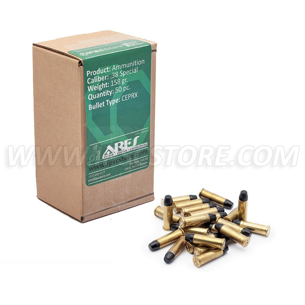 Padrunid ARES .38 Special 158gr 50tk. karbis