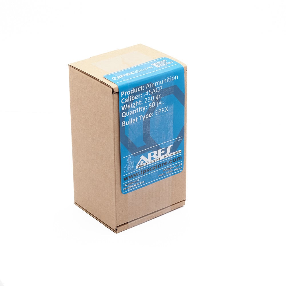 Padrunid ARES .45 Auto 230gr EPRX – 50tk karbis