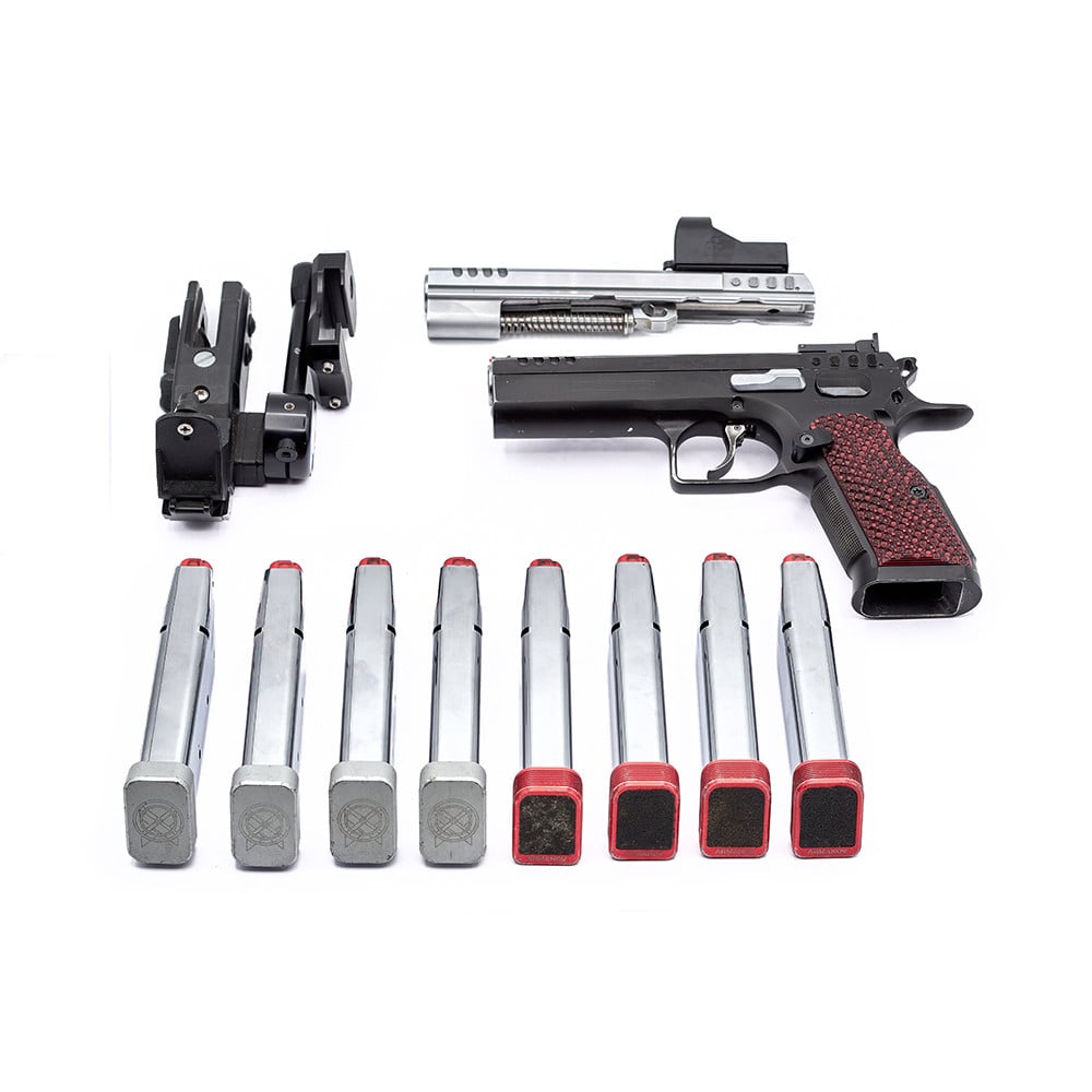 Püstol Tanfoglio Stock II Extreme, 9x19mm + OR Kelk ja Relvaraud, Kasutatud