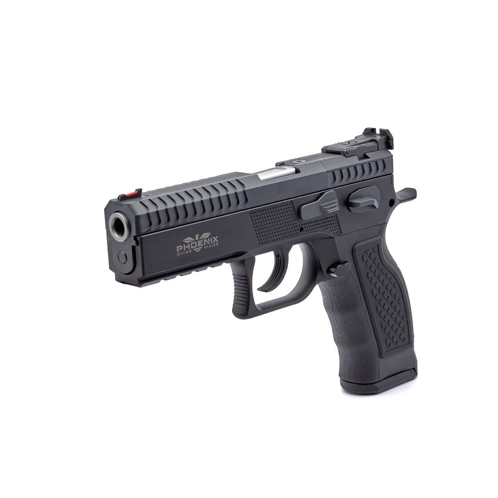 Phoenix Predator, Alu / Polymer, Black, DA/SA, Front Sight Fiber red, OR LPA, 9 x 19mm