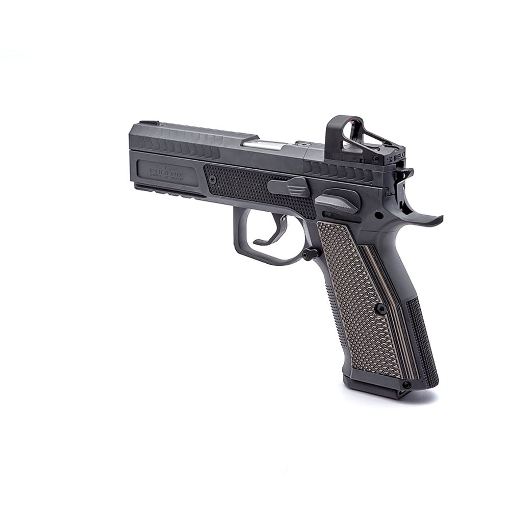 Phoenix Redback Gen 2 Optic, Steel / Steel, Black, DA/SA, Target Front Sight black, Shield RMS, 9 x 19mm
