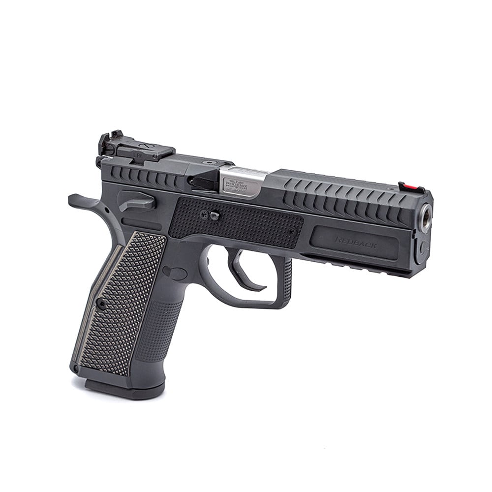 Phoenix Redback Gen 2, Steel / Steel, Black, DA/SA, Front Sight Fiber red, OR LPA, 9 x 19mm