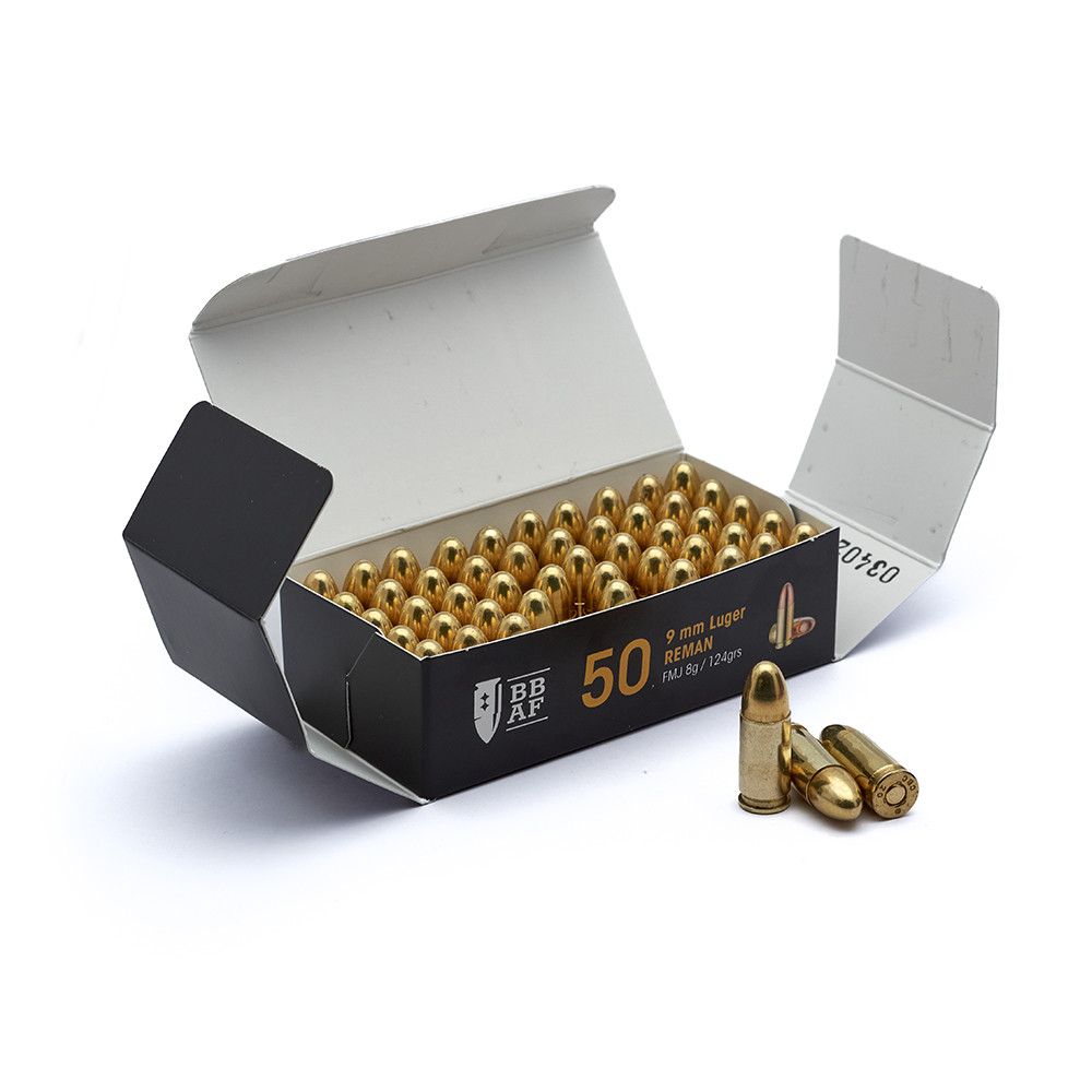 Padrunid BalticBullet 9MM LUGER FMJ 124gr – 50tk karbis