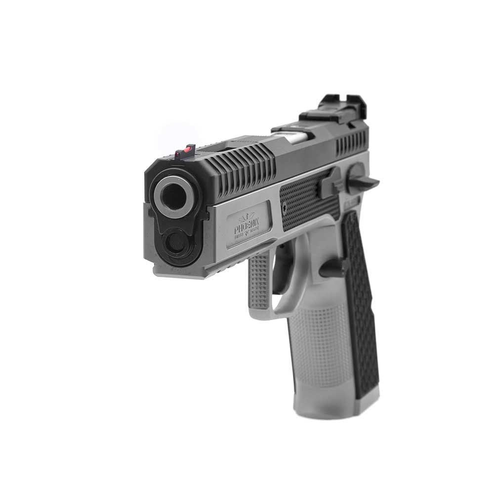 . PHOENIX DRAKE PRODUCTION, STEEL / STEEL, DUOTONE, DA/SA, FRONT SIGHT FIBER RED, OR LPA, 9 X 19MM