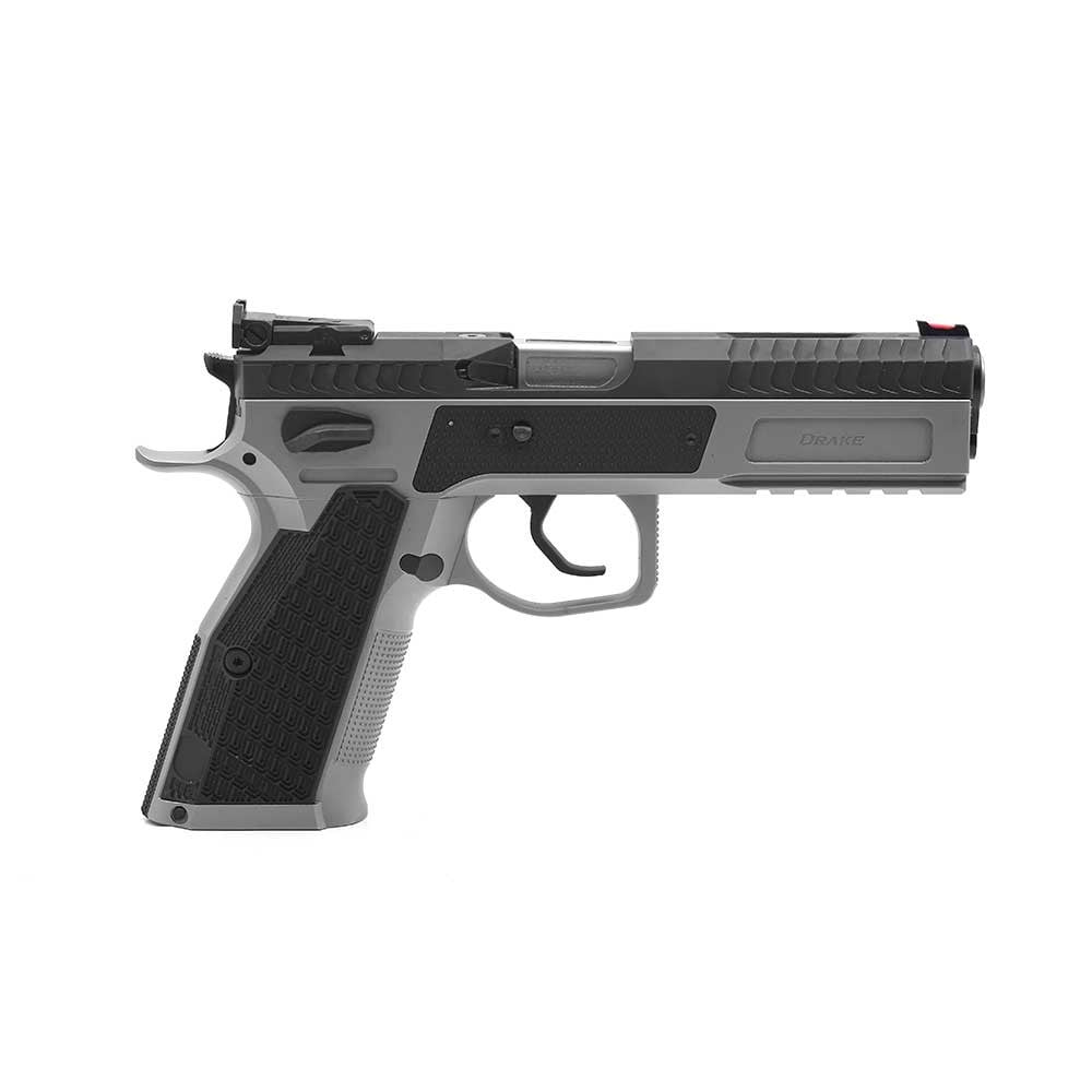. PHOENIX DRAKE PRODUCTION, STEEL / STEEL, DUOTONE, DA/SA, FRONT SIGHT FIBER RED, OR LPA, 9 X 19MM