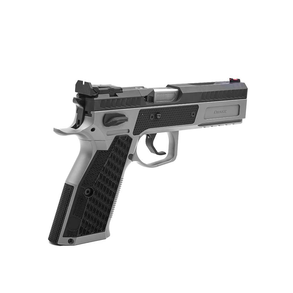 . PHOENIX DRAKE PRODUCTION, STEEL / STEEL, DUOTONE, DA/SA, FRONT SIGHT FIBER RED, OR LPA, 9 X 19MM