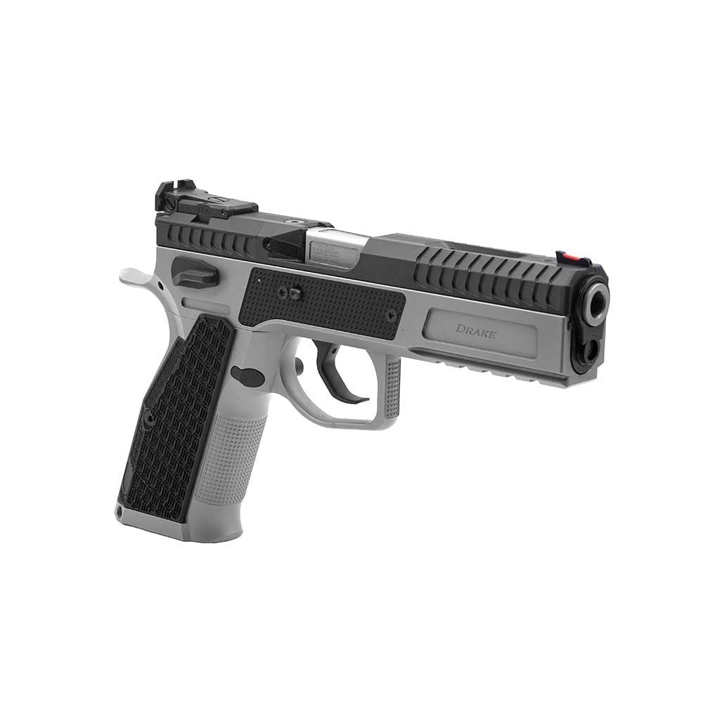 . PHOENIX DRAKE PRODUCTION, STEEL / STEEL, DUOTONE, DA/SA, FRONT SIGHT FIBER RED, OR LPA, 9 X 19MM
