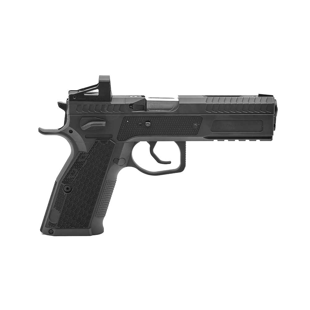 Phoenix Drake Production, Paremakäeline, Must, DA/SA, Must Sihtmärgi Eesmine Sihik, Shield RMS, 9 x 19 mm, ALU Grip DR versioon