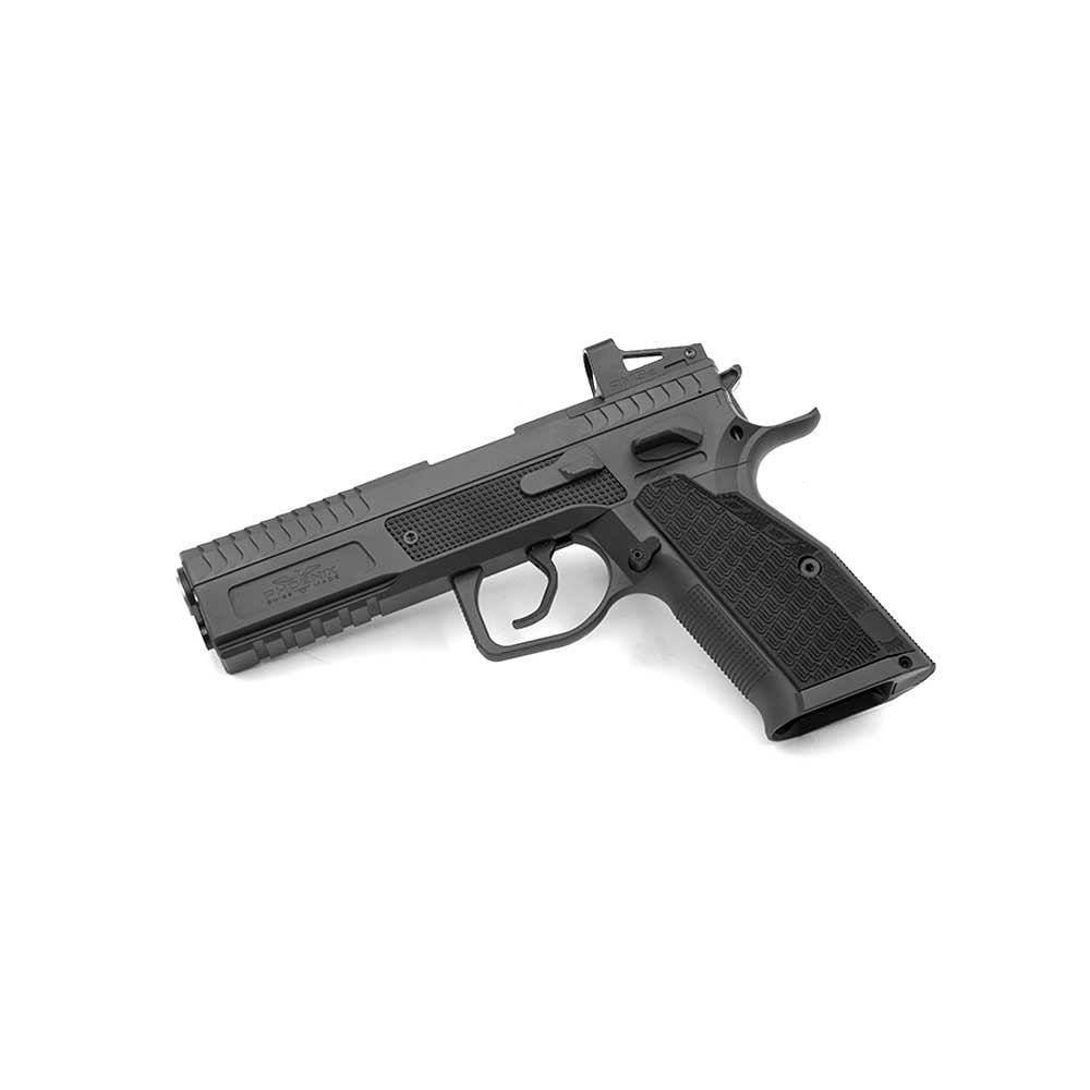 Phoenix Drake Production, Paremakäeline, Must, DA/SA, Must Sihtmärgi Eesmine Sihik, Shield RMS, 9 x 19 mm, ALU Grip DR versioon